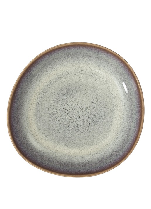 Villeroy & Boch Lave saladeschaal 21 cm - voorkant 2 lichtgrijs