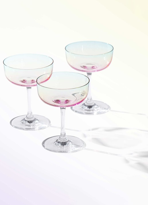 Villeroy & Boch Like Pearl champagnecoupe 12 cl set van 2 - voorkant 2 multicolor