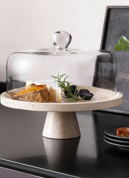 Villeroy & Boch Manufacture cloche 26 cm  - voorkant 3 transparant
