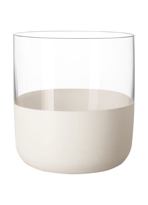 Villeroy & Boch Manufacture Rock blanc borrelglas set van 4