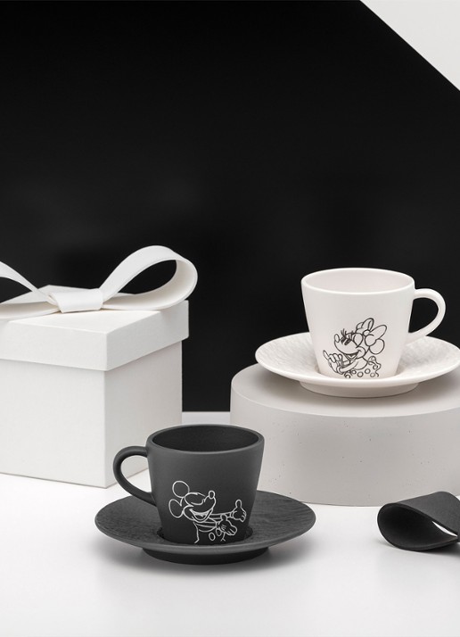 Villeroy & Boch Manufacture Rock blanc - Mickey Mouse schotel 12 cm - detail 2 wit