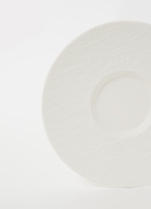 Villeroy & Boch Manufacture Rock Blanc ontbijtbord 17 cm - detail 2 gebroken wit