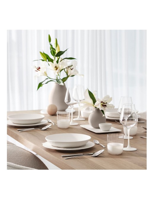 Villeroy & Boch Manufacture Rock blanc whiskeyglas set van 4 - voorkant 3 transparant