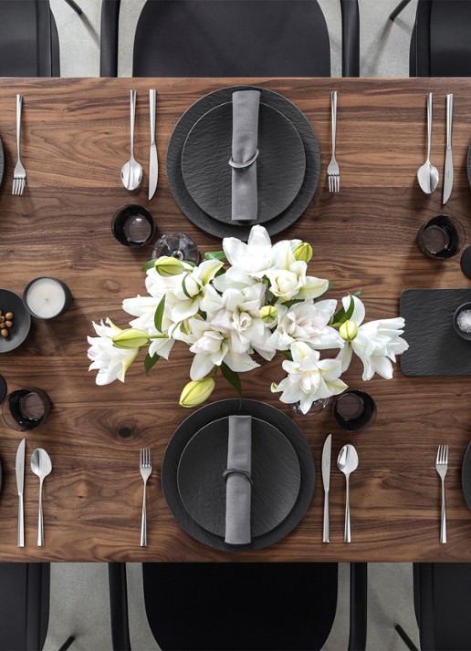 Villeroy & Boch Manufacture Rock dinerbord 25 cm - detail 4 donkergrijs