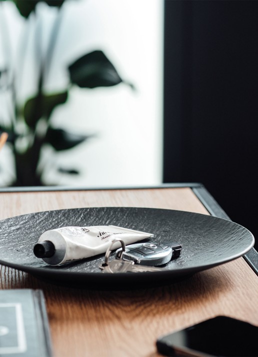 Villeroy & Boch Manufacture Rock dinerbord 25 cm - voorkant 3 donkergrijs