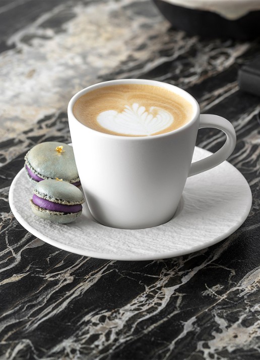 Villeroy & Boch Manufacture Rock espressokopje 10 cl - detail 2 gebroken wit