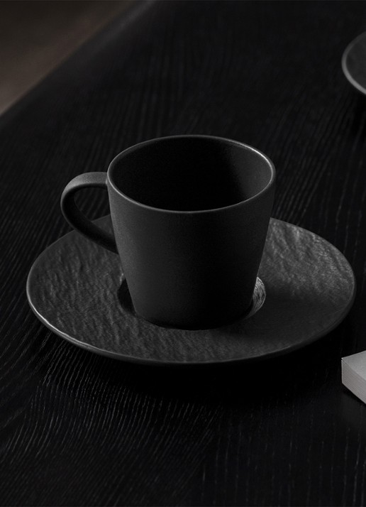 Villeroy & Boch Manufacture Rock kopje 22 cl - voorkant 2 zwart