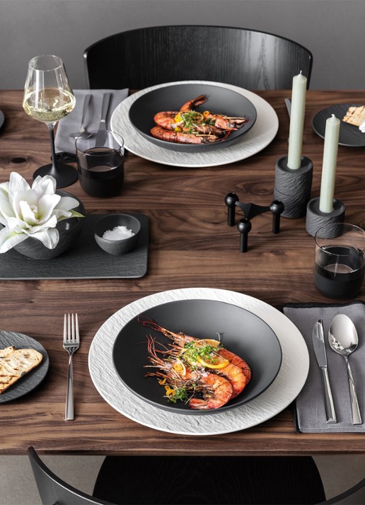 Villeroy & Boch Manufacture Rock side plate bordje 16 cm - achterkant 4 antraciet