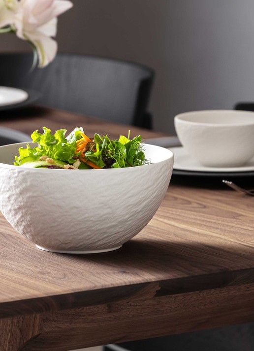 Villeroy & Boch Manufacture saladeschaal  - voorkant 2 gebroken wit