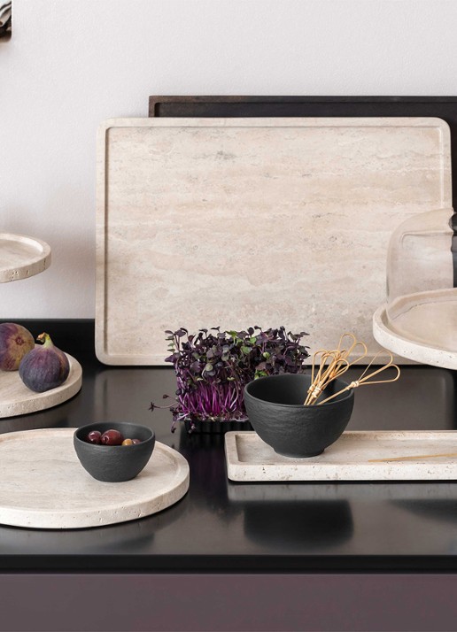 Villeroy & Boch Manufacture serveerplank 45 x 28 cm - voorkant 3 beige