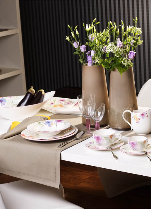 Villeroy & Boch Mariefleur diep bord 23 cm - detail 6 gebroken wit