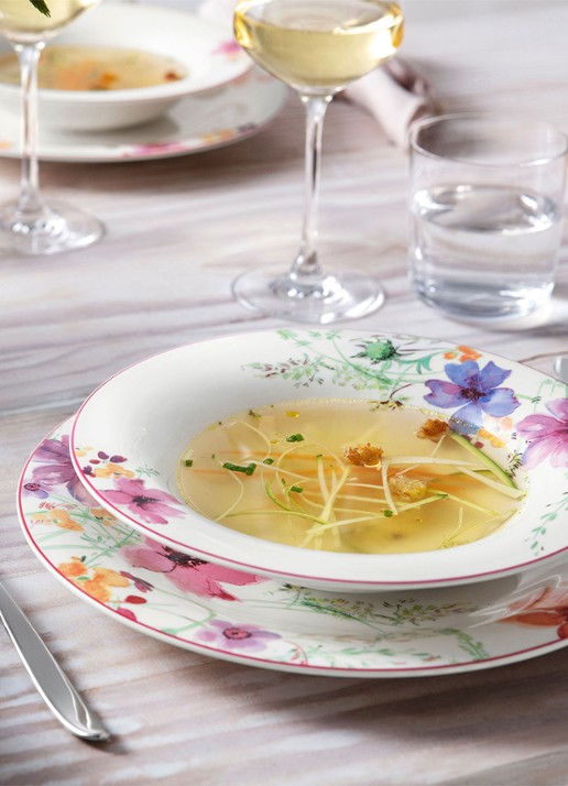 Villeroy & Boch Mariefleur dinerbord 27 cm - detail 5 gebroken wit