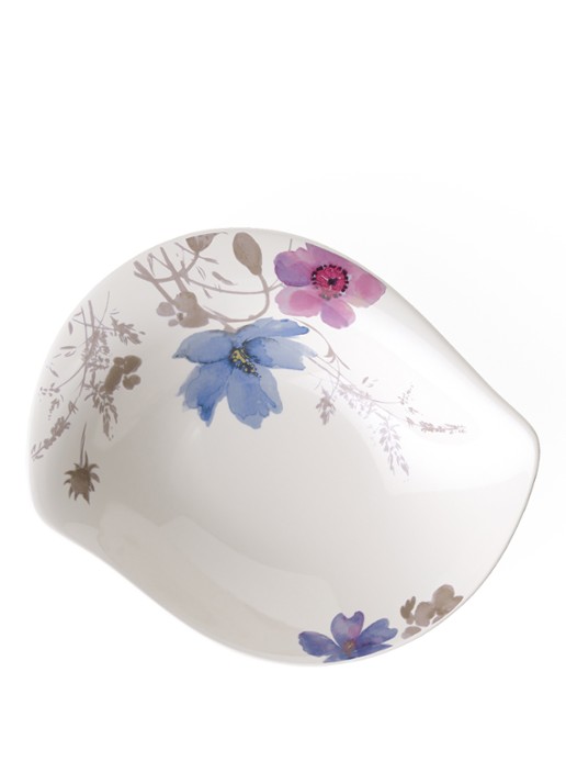 Villeroy & Boch Mariefleur Gris Basic saladeschaal 21 cm - voorkant 2 grijs