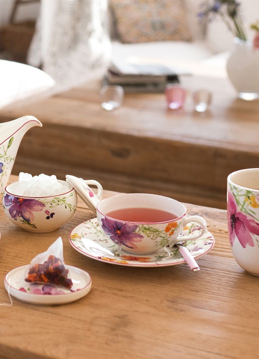 Villeroy & Boch Mariefleur kopje 24 cl - voorkant 2 gebroken wit