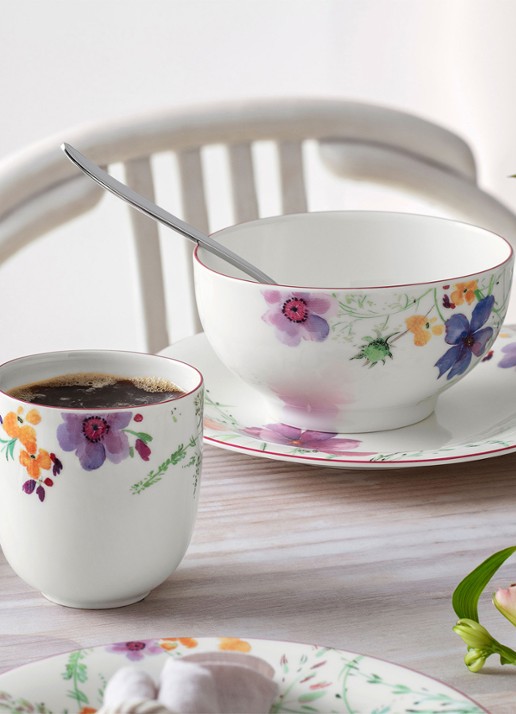 Villeroy & Boch Mariefleur ontbijtbord 21 cm - detail 4 gebroken wit