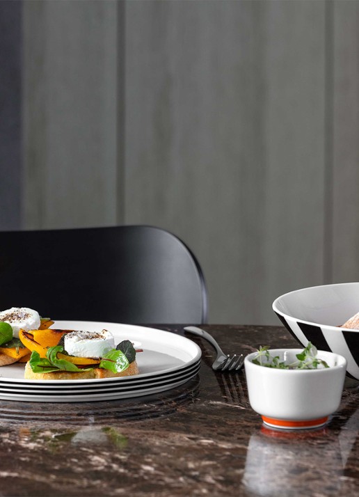 Villeroy & Boch Memphis dinerbord 24 cm - voorkant 2 gebroken wit