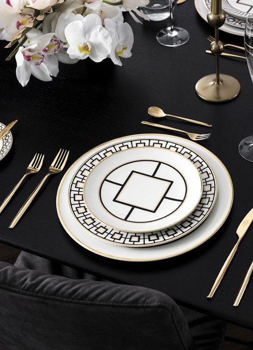 Villeroy & Boch MetroChic bestekset 70-delig - voorkant 3 goud