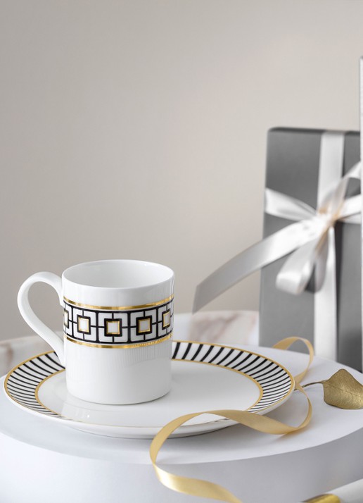 Villeroy & Boch MetroChic kopje 21 cl - voorkant 2 gebroken wit