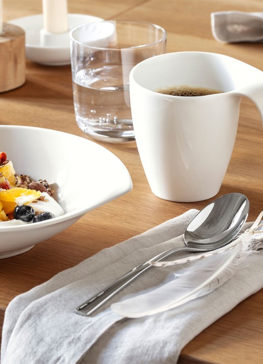 Villeroy & Boch Mok Flow 34 cl - detail 4 gebroken wit