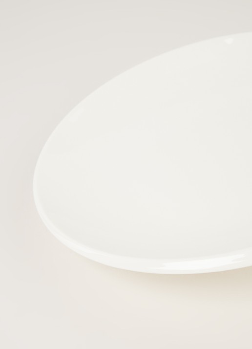 Villeroy & Boch NewMoon diep bord 25 cm - detail 2 creme