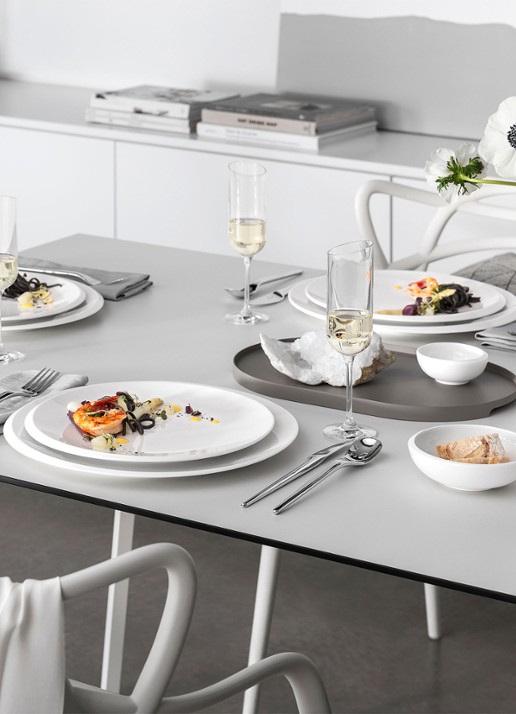 Villeroy & Boch NewMoon dipschaal 12,5 cm - detail creme