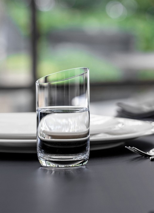 Villeroy & Boch NewMoon drinkglas 26 cl set van 4 - achterkant 3 transparant