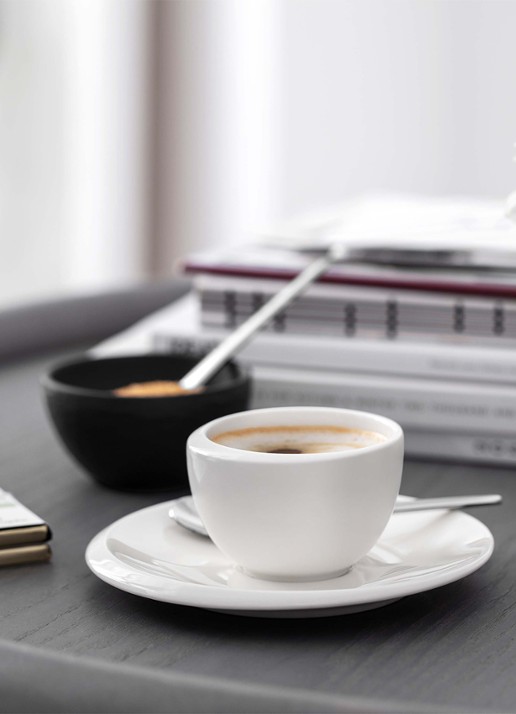 Villeroy & Boch NewMoon espressokopje 9 cl - achterkant 4 creme