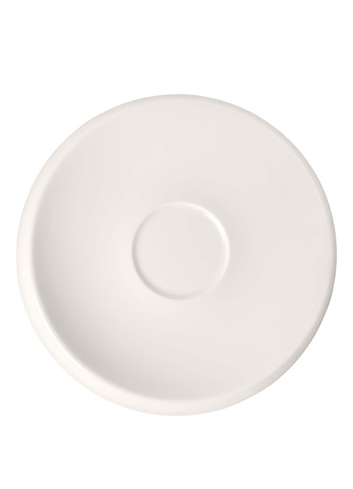 Villeroy & Boch NewMoon koffiekop schotel 17 cm - voorkant 3 creme