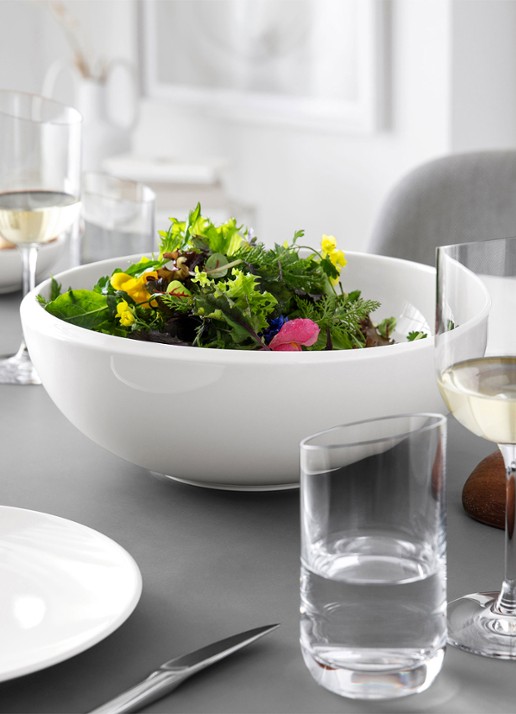 Villeroy & Boch NewMoon longdrinkglas 37 cl set van 4 - voorkant 3 transparant