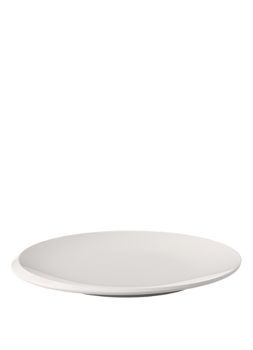 Villeroy & Boch NewMoon ontbijtbord 24 cm - voorkant 2 gebroken wit