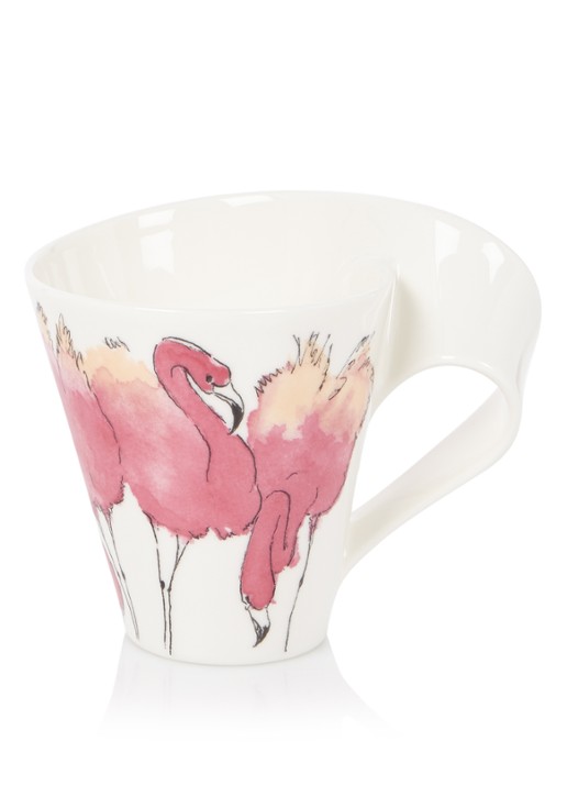 Villeroy & Boch NewWave Animals of the World kopje 30 cl - voorkant gebroken wit
