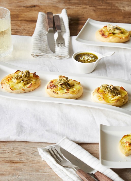 Villeroy & Boch NewWave antipasti serviesset voor 2 personen - voorkant 2 ivoor