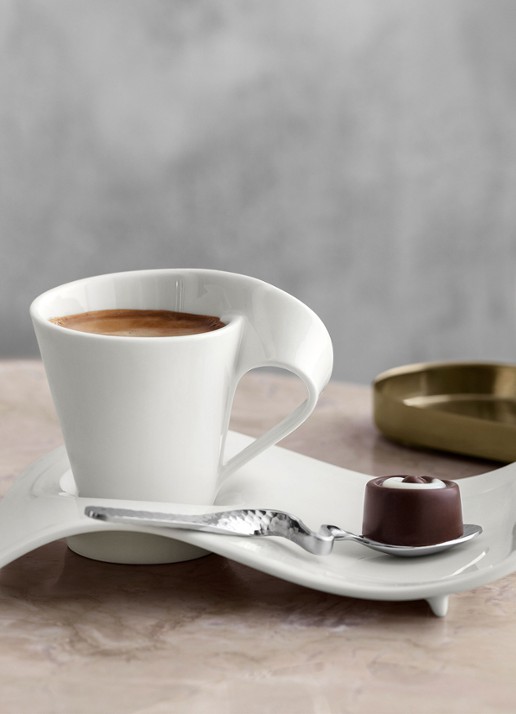 Villeroy & Boch NewWave espressokopje 8 cl - detail 5 gebroken wit