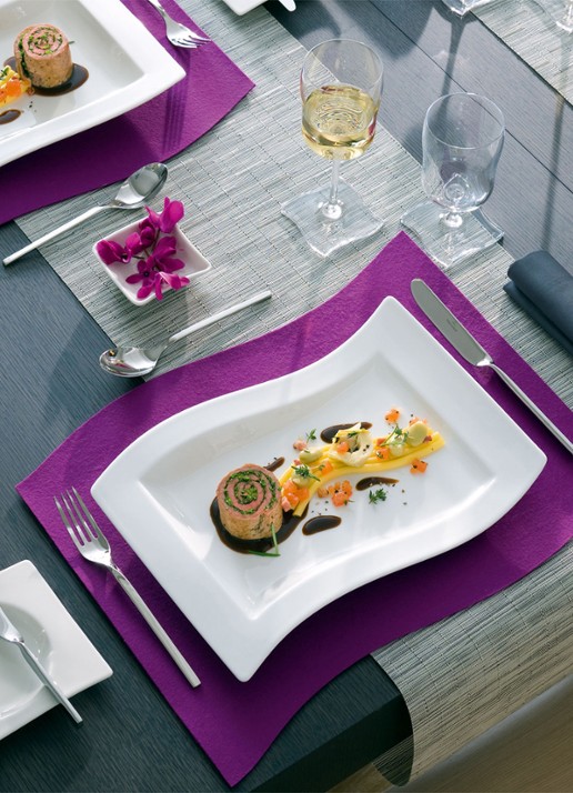 Villeroy & Boch NewWave onderbord 33 cm - achterkant 5 gebroken wit