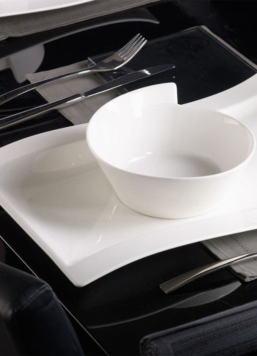 Villeroy & Boch NewWave onderbord 33 cm - voorkant 3 gebroken wit