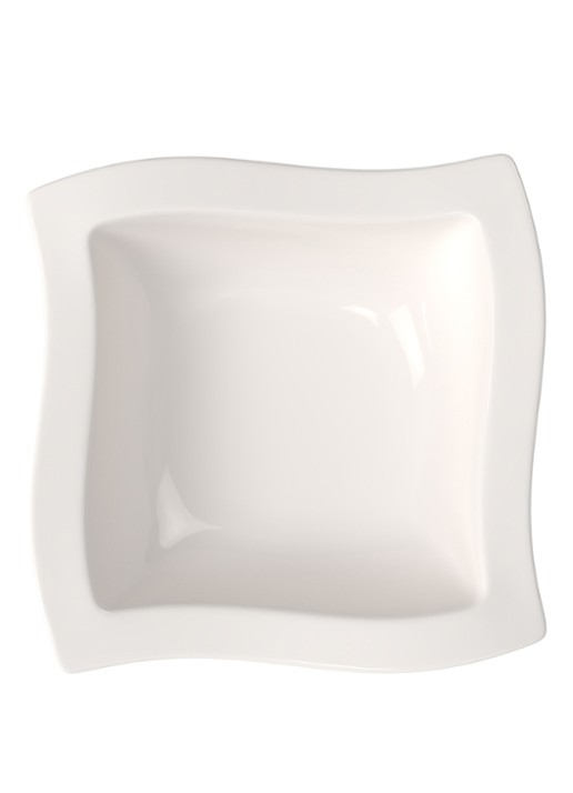 Villeroy & Boch NewWave saladeschaal 24 cm - voorkant 2 gebroken wit
