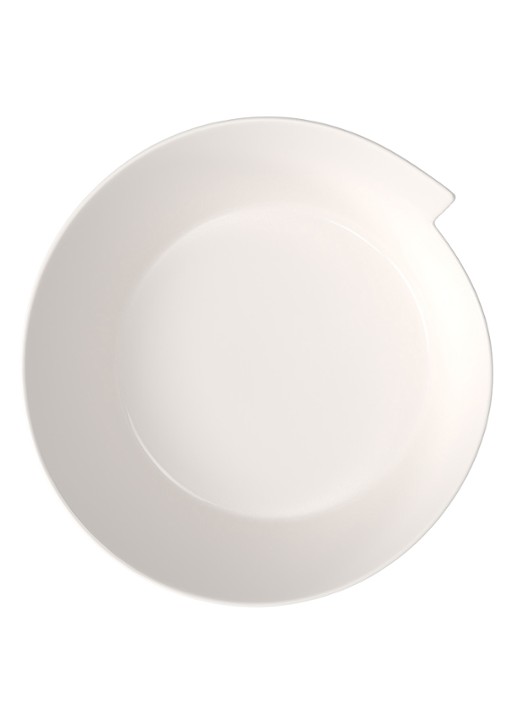 Villeroy & Boch NewWave saladeschaal 34 cm - voorkant 3 gebroken wit