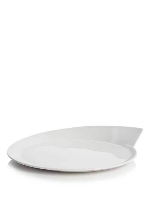 Villeroy & Boch NewWave serveerschaal 30 cm - voorkant gebroken wit