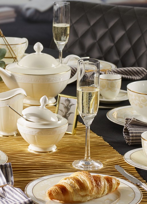 Villeroy & Boch Octavie champagneglas 16 cl - achterkant 2 transparant