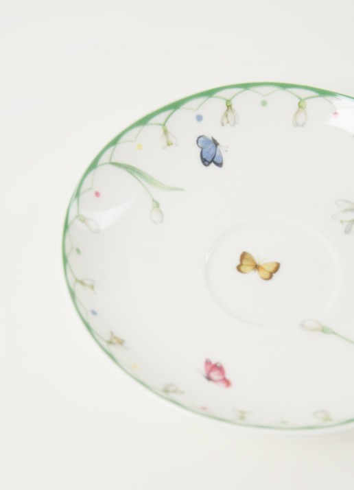 Villeroy & Boch Pasen Colourful Spring espresso-schotel - detail 3 lindegroen