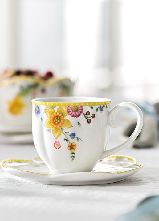 Villeroy & Boch Pasen Spring Awakening kopje 26 cl - voorkant 2 geel