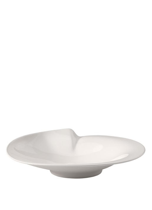 Villeroy & Boch Pasta Passion pastabord set van 2 - voorkant 2 gebroken wit