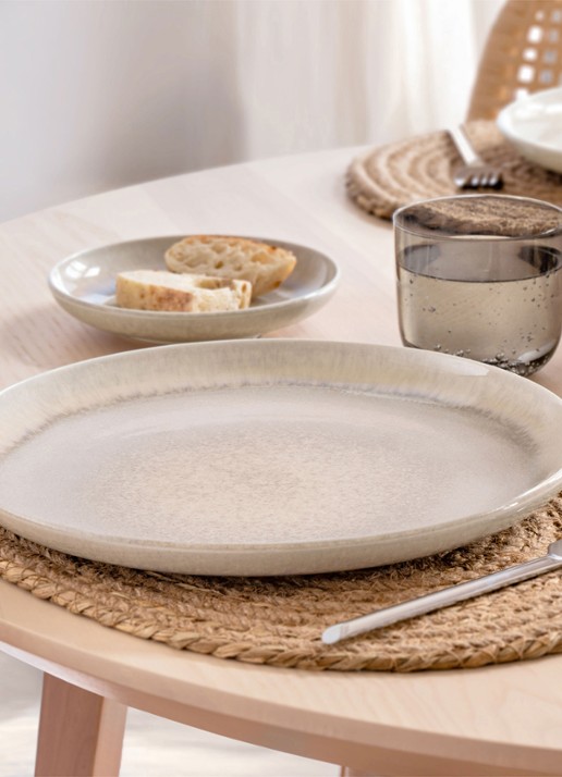 Villeroy & Boch Perlemor ontbijtbord 16 cm - voorkant 3 zand