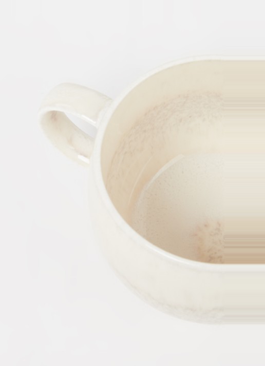 Villeroy & Boch Perlemor Sand espressokopje 6 cl - voorkant 2 donkerbeige