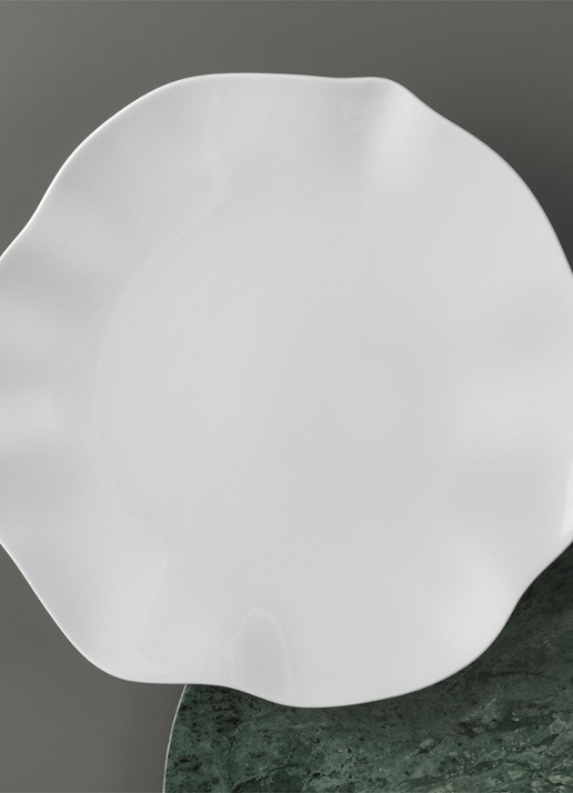 Villeroy & Boch Pura dinerbord 27 cm - voorkant 3 wit