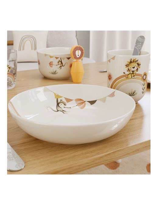 Villeroy & Boch Roar Like a Lion Kinderbeker 28 cl - detail gebroken wit