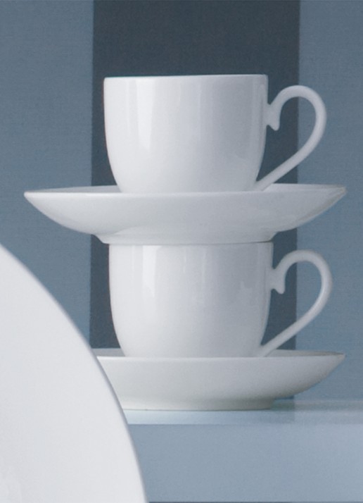 Villeroy & Boch Royal espressokop 100 ml - voorkant 2 gebroken wit