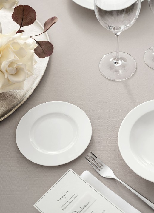 Villeroy & Boch Royal gebaksbordje 16 cm - voorkant 2 gebroken wit