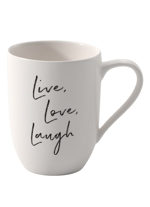 Villeroy & Boch Statement Live, Love, Laugh kopje 34 cl