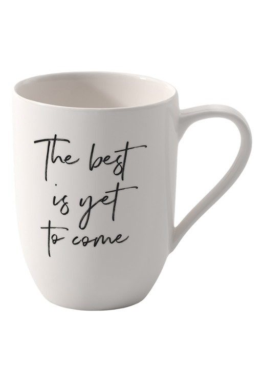 Villeroy & Boch Statement The Best Is Yet To Come kopje 34 cl